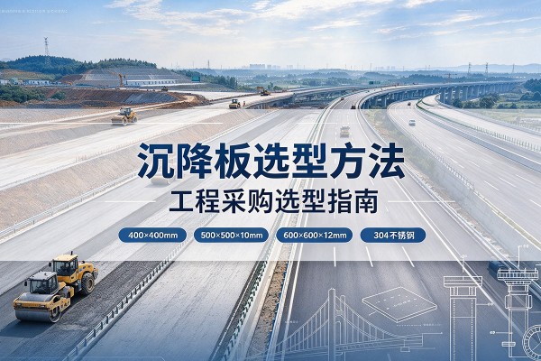 湛河沉降板选择方法