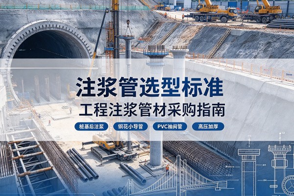 湛河注浆管选型标准