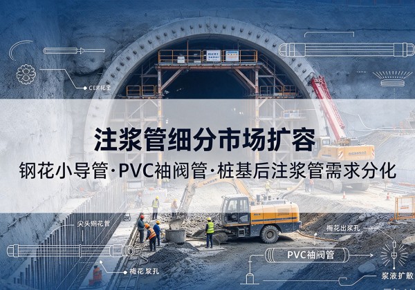 湛河注浆管细分市场扩容，隧道钢花小导管、PVC 袖阀管、桩基后注浆管需求分化